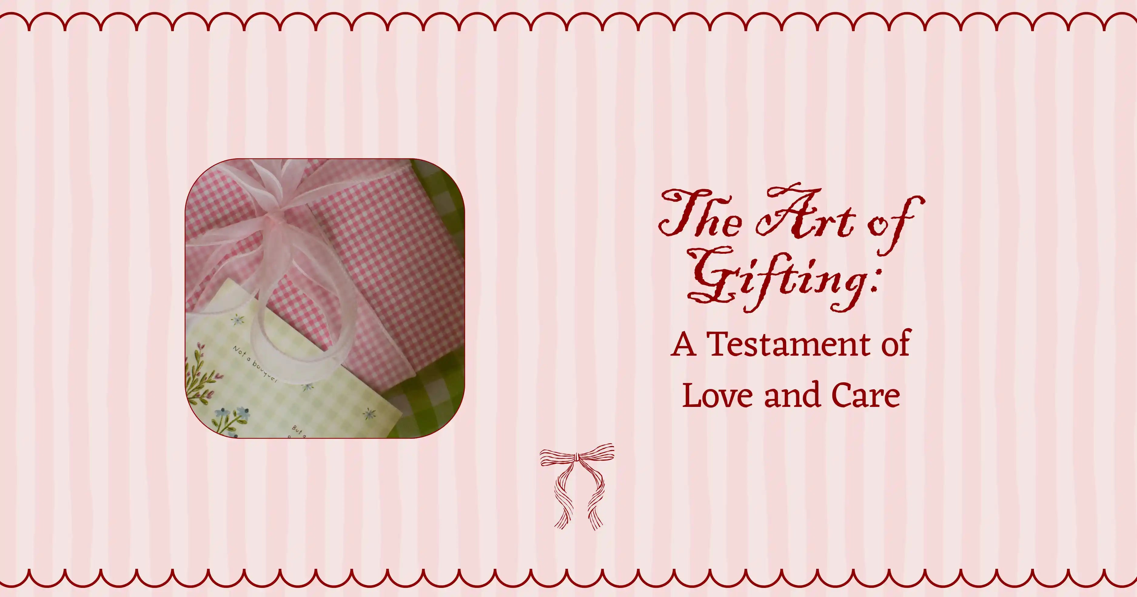 The Art of Gifting: A Testament of Love and Care