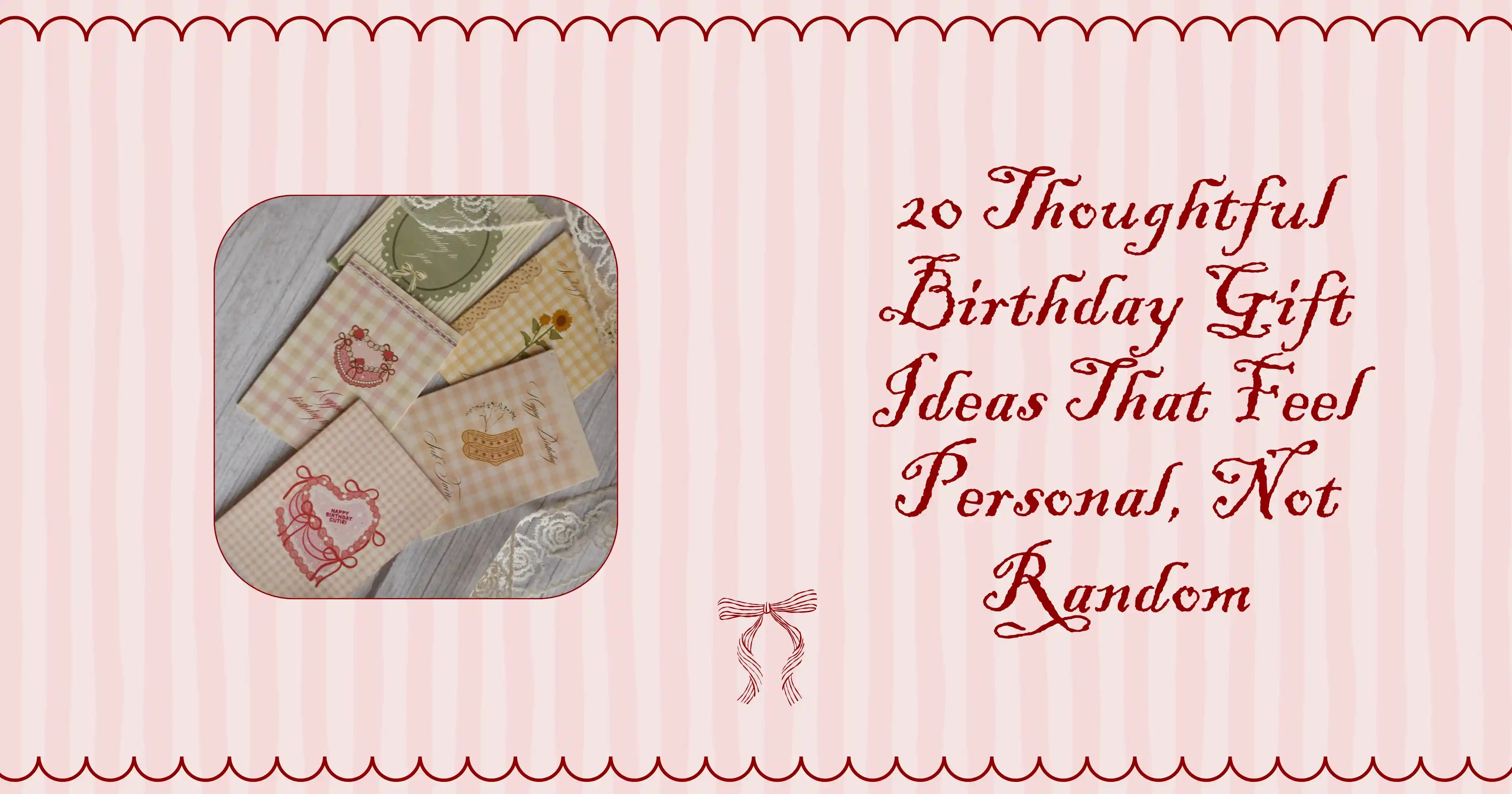 20 Thoughtful Birthday Gift Ideas That Feel Personal, Not Random