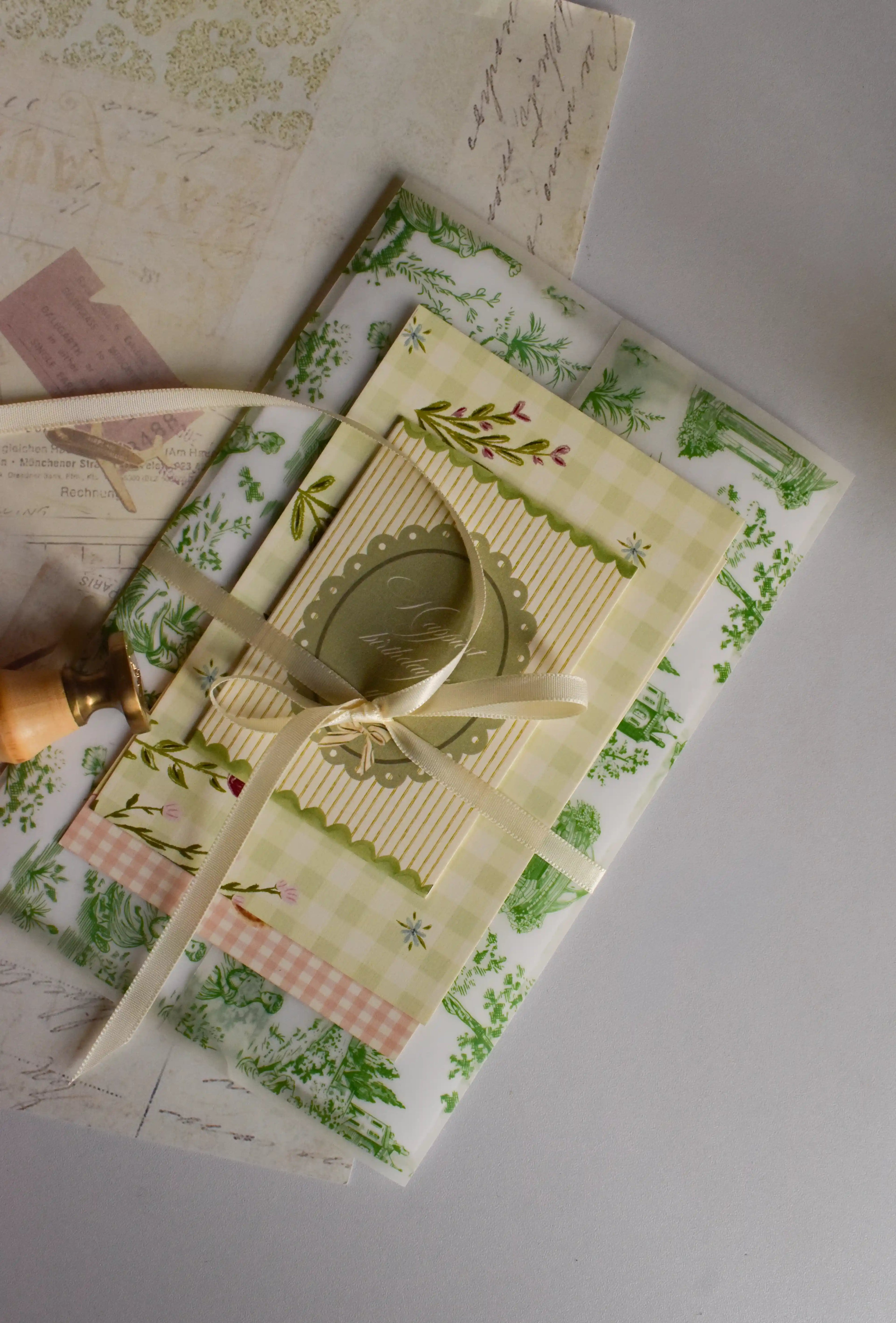 Garden-themed birthday keepsake collection for thoughtful gifting.
