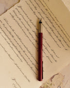 This image focuses on the conclusion of the letter, highlighting the elegant vintage script style near the signature, ready to transform your words into a treasured keepsake.