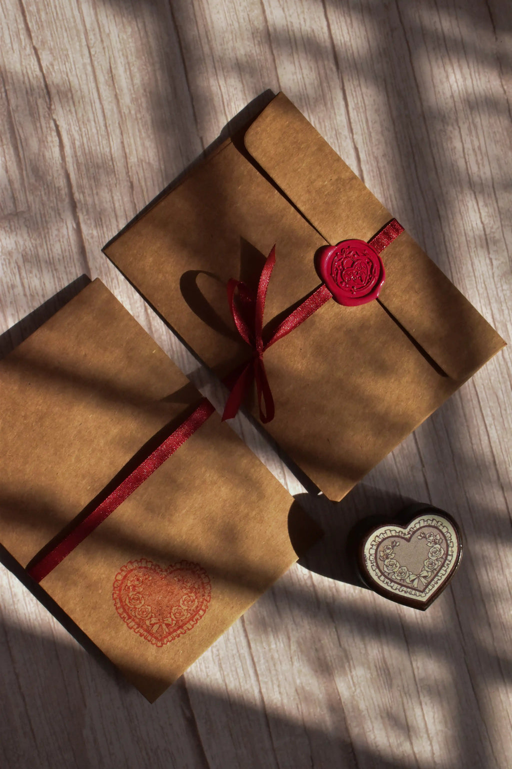 A vintage poetry postcard is styled with classic love poem text and dark academia stationery details.